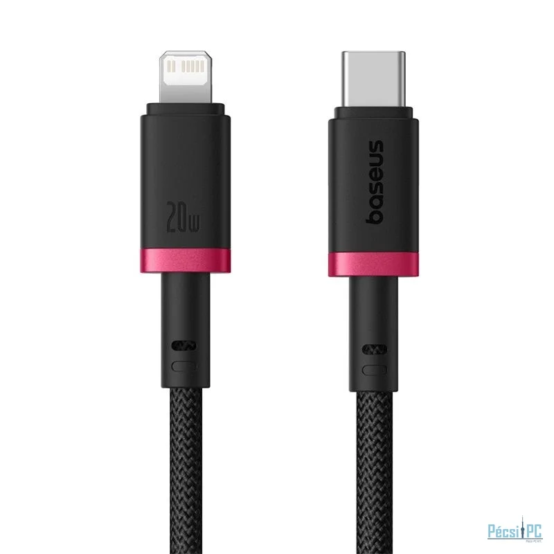Baseus Iphone PD 20W Dura Series Fast Charging Type-C to Lightning cable 1m Red/Black
