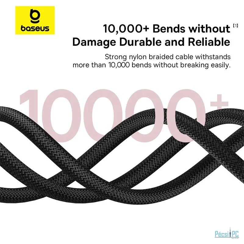 Baseus Iphone PD 20W Dura Series Fast Charging Type-C to Lightning cable 1m Red/Black