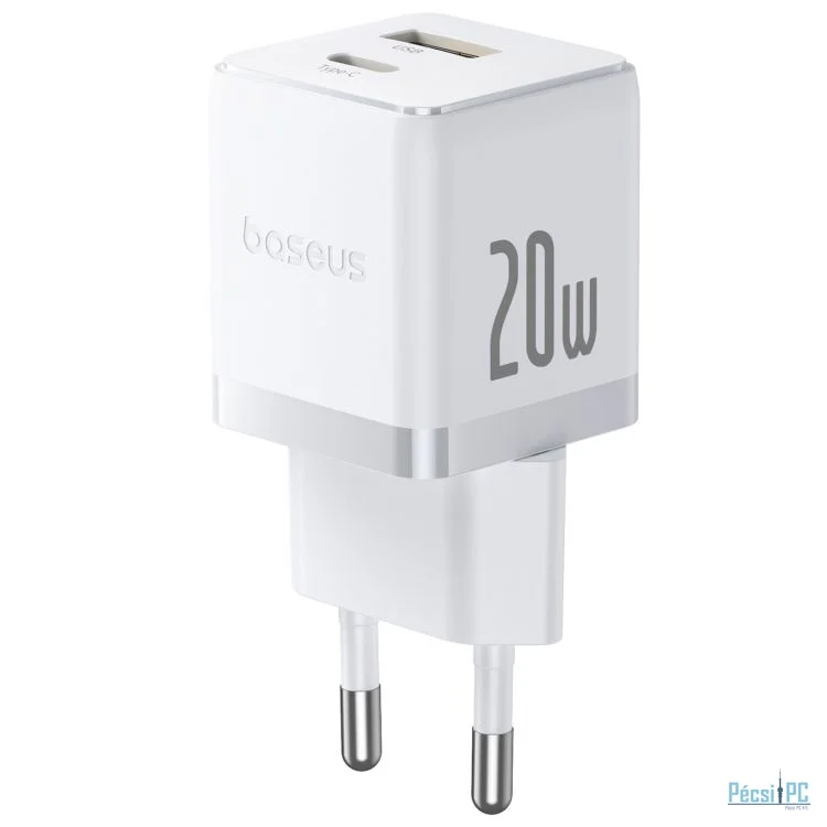 Baseus Palm USB-A/C Adapter 20W White