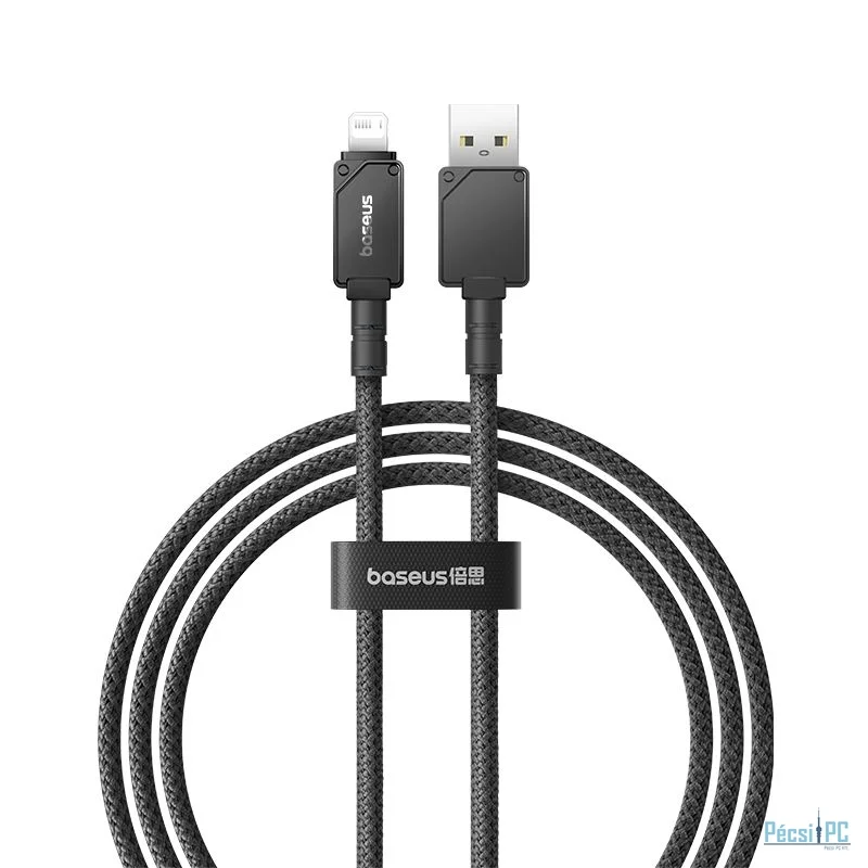 Baseus Unbreakable Series 2.4A USB to Lightning Fast Charging Data cable 2m Black