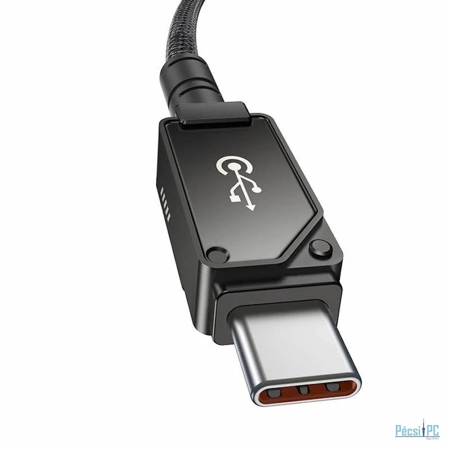 Baseus Unbreakable USB C to iP lightning 20W cable 2m Black