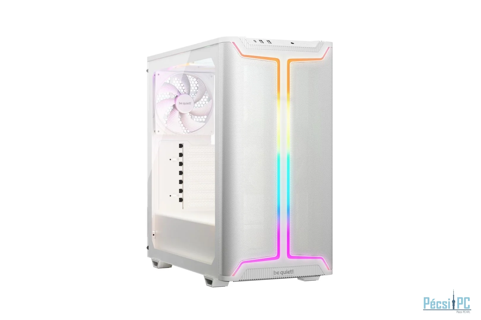 Be quiet! Pure Base 501 DX  Tempered Glass White