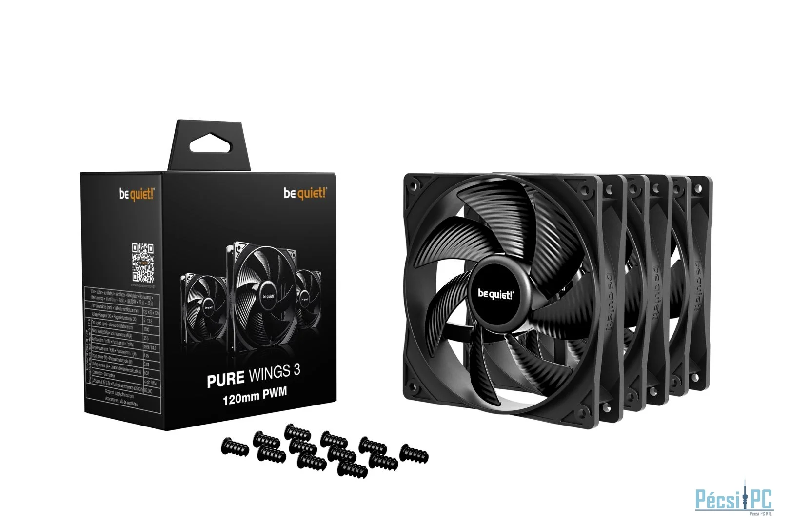 Be quiet! Pure Wings 3 120mm PWM (3-Pack)