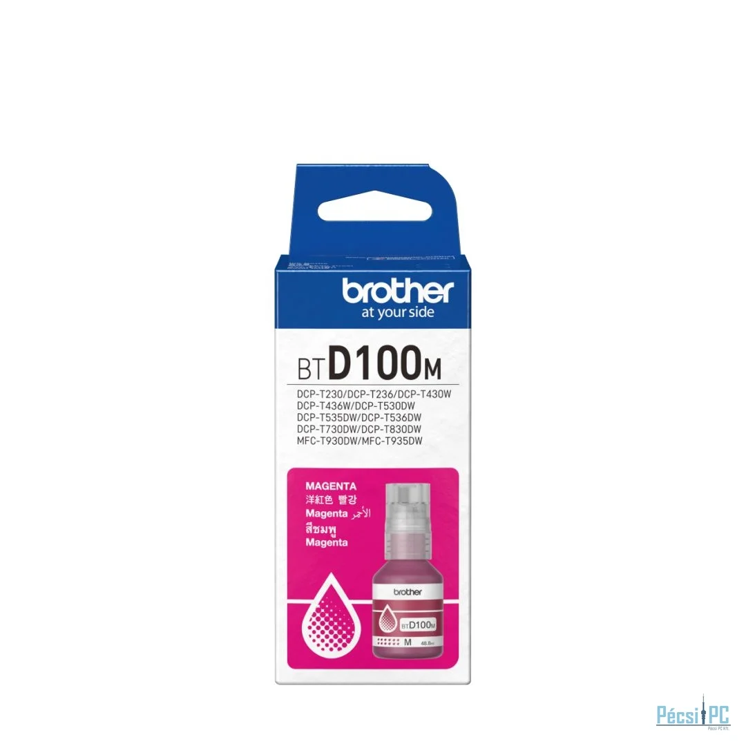 Brother BTD100M Magenta tintapatron