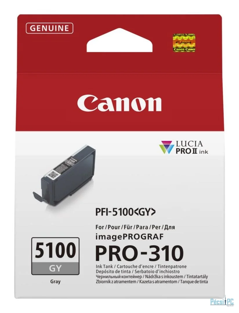 Canon PFI-5100 Grey tintapatron