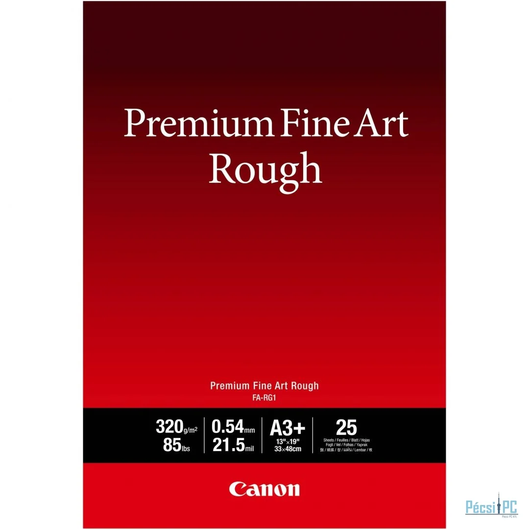 Canon FA-RG1 320g A3+ 25db Képzőművészeti durva Fotópapír
