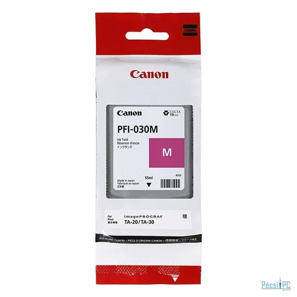 Canon PFI-030M Magenta tintapatron