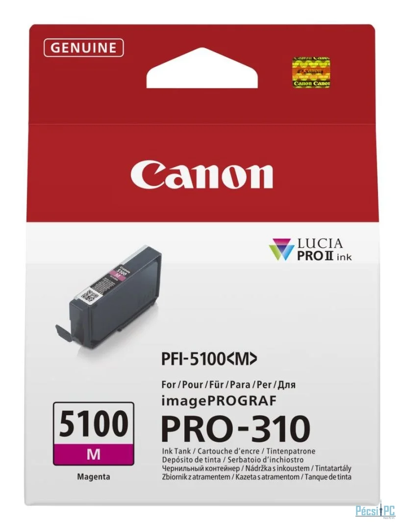 Canon PFI-5100 Magenta tintapatron