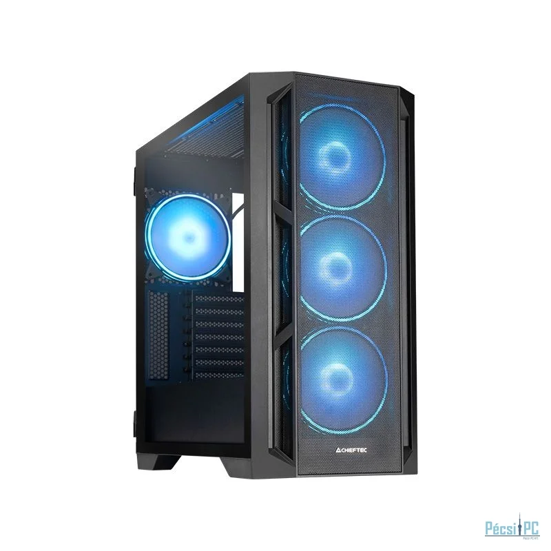 Chieftec Apex Lumo Tempered Glass Black