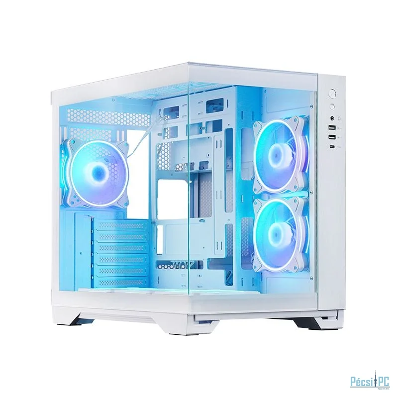 Chieftec Visio Tempered Glass White