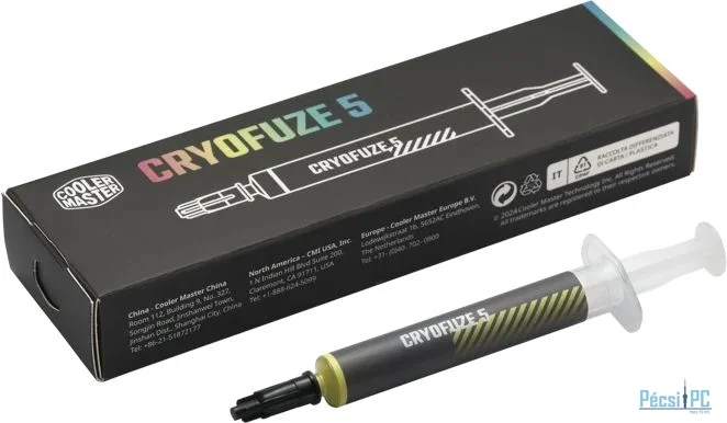 Cooler Master Cryofuze 5 Yellow Hővezető Paszta 3g