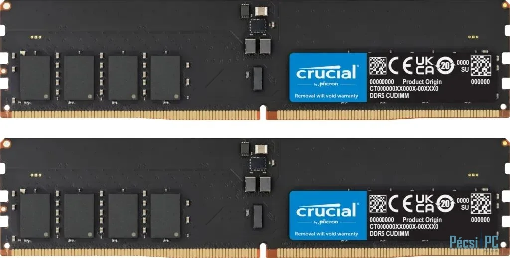 Crucial 64GB DDR5 6400MHz Kit(2x32GB) CUDIMM