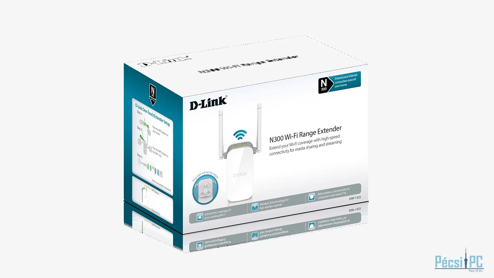D-Link DAP-1325 N300 Wi-Fi Range Extender White