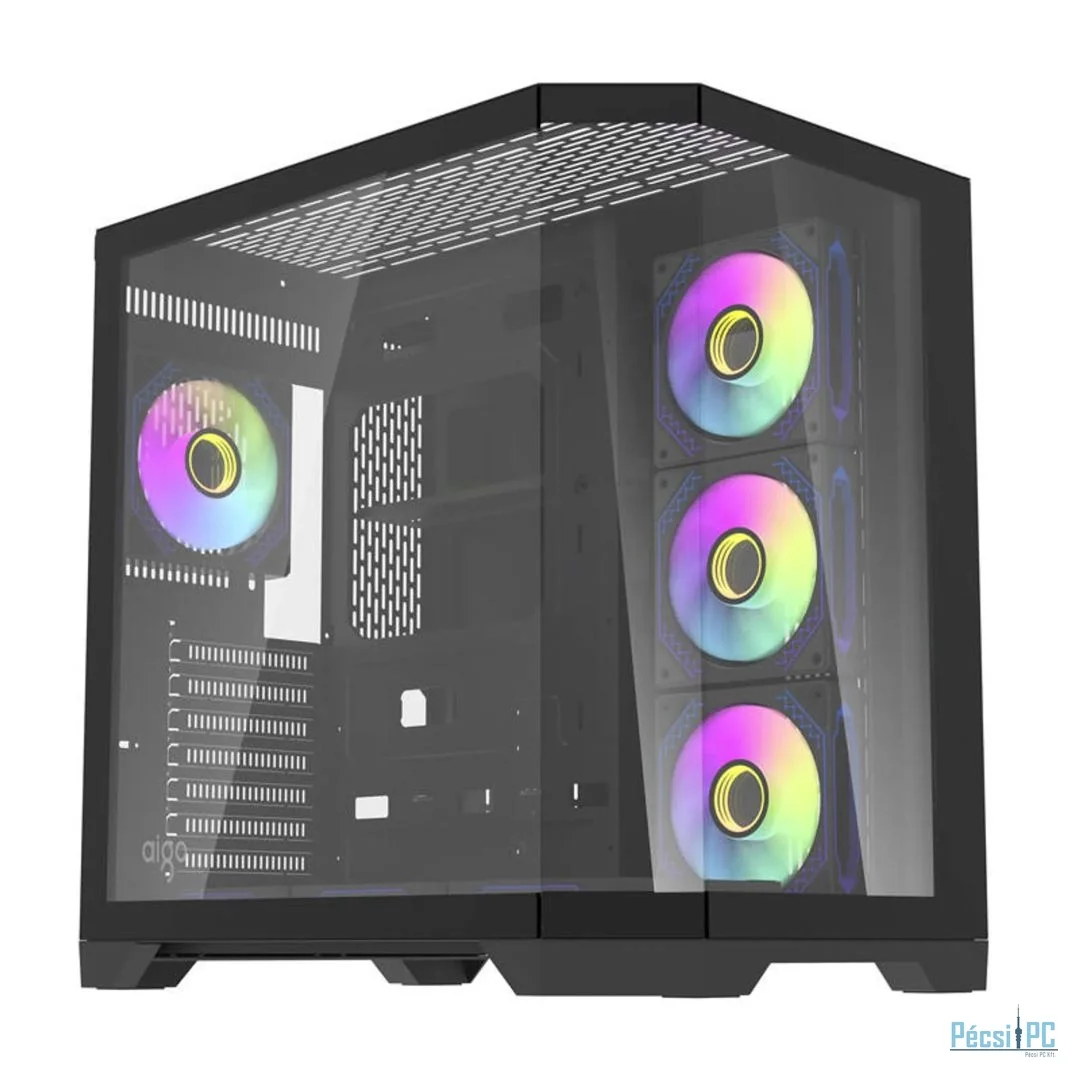 darkFlash FT418 Pro RGB Tempered Glass Black
