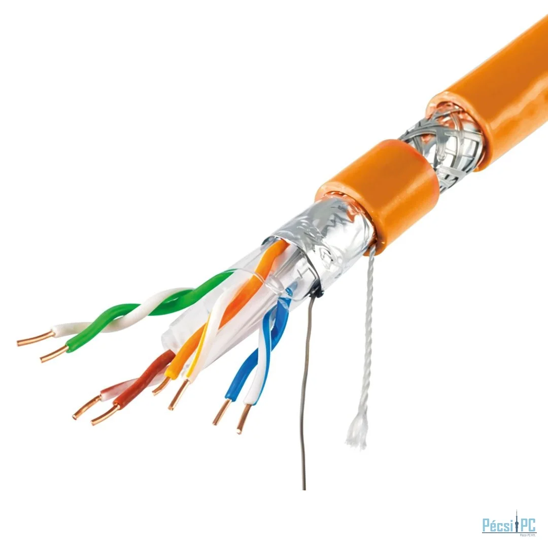Delight CAT6A S-FTP Installation Cable 500m Orange