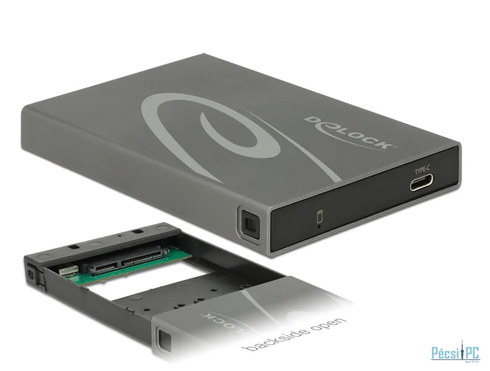 DeLock 2,5″ External Enclosure SATA HDD / SSD > USB 3.1 Type C