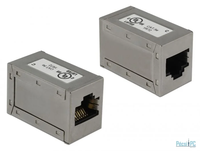 DeLock Adapter RJ45 jack > RJ45 jack Cat.5e STP