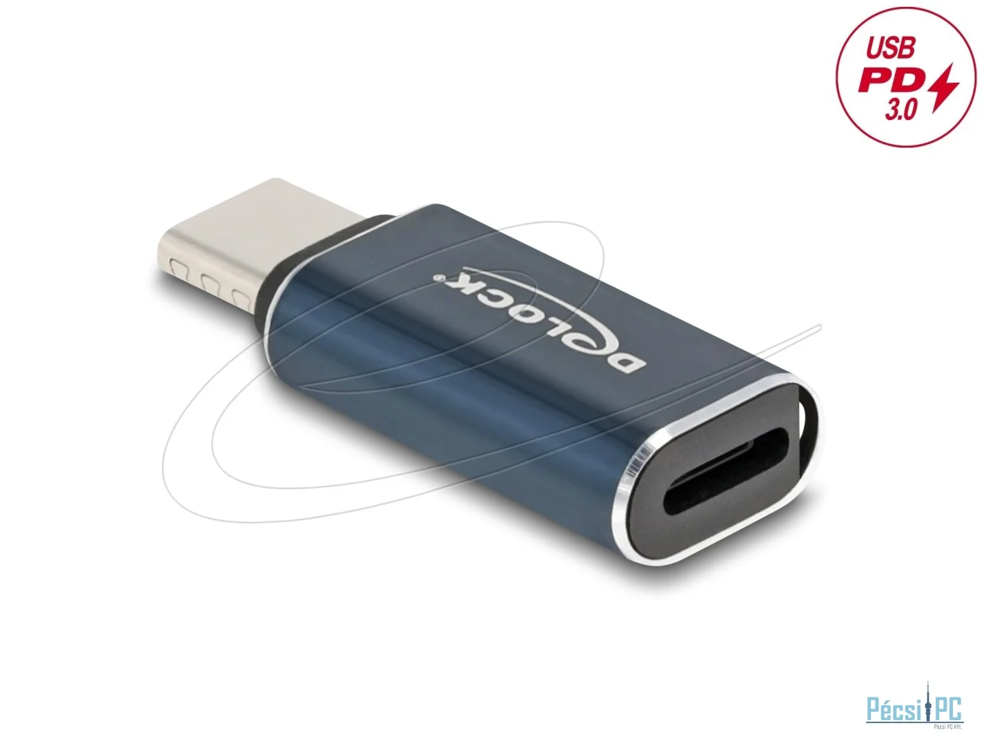 DeLock Adapter USB 2.0 Type-C male/Lightning female PD 3.0