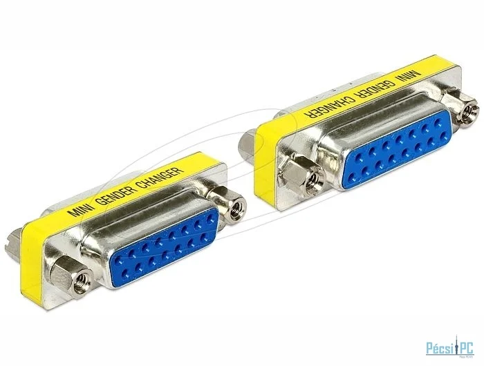 DeLock D-Sub 15 pin female > female Gender Changer