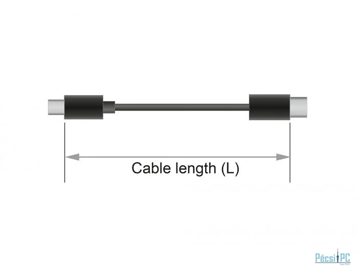 DeLock DisplayPort 1.2 extension cable 4K 60 Hz 15m Black