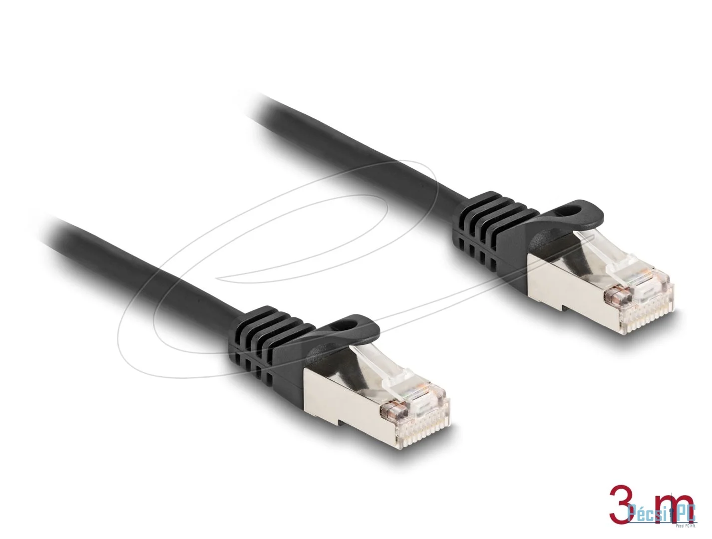 DeLock S-FTP Patch Cable 3m Black