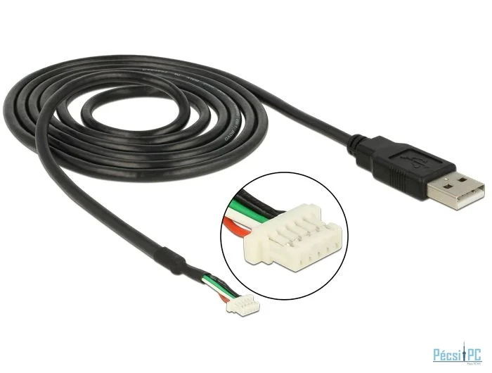 DeLock USB 2.0 Connection Cable for 5 pin Camera modules V1.9 1,5m Black