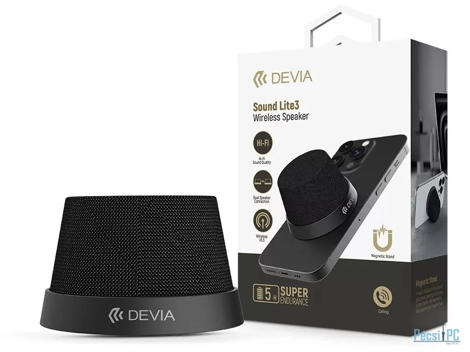Devia ST121478 Sound Lite3 Bluetooth Speaker Black