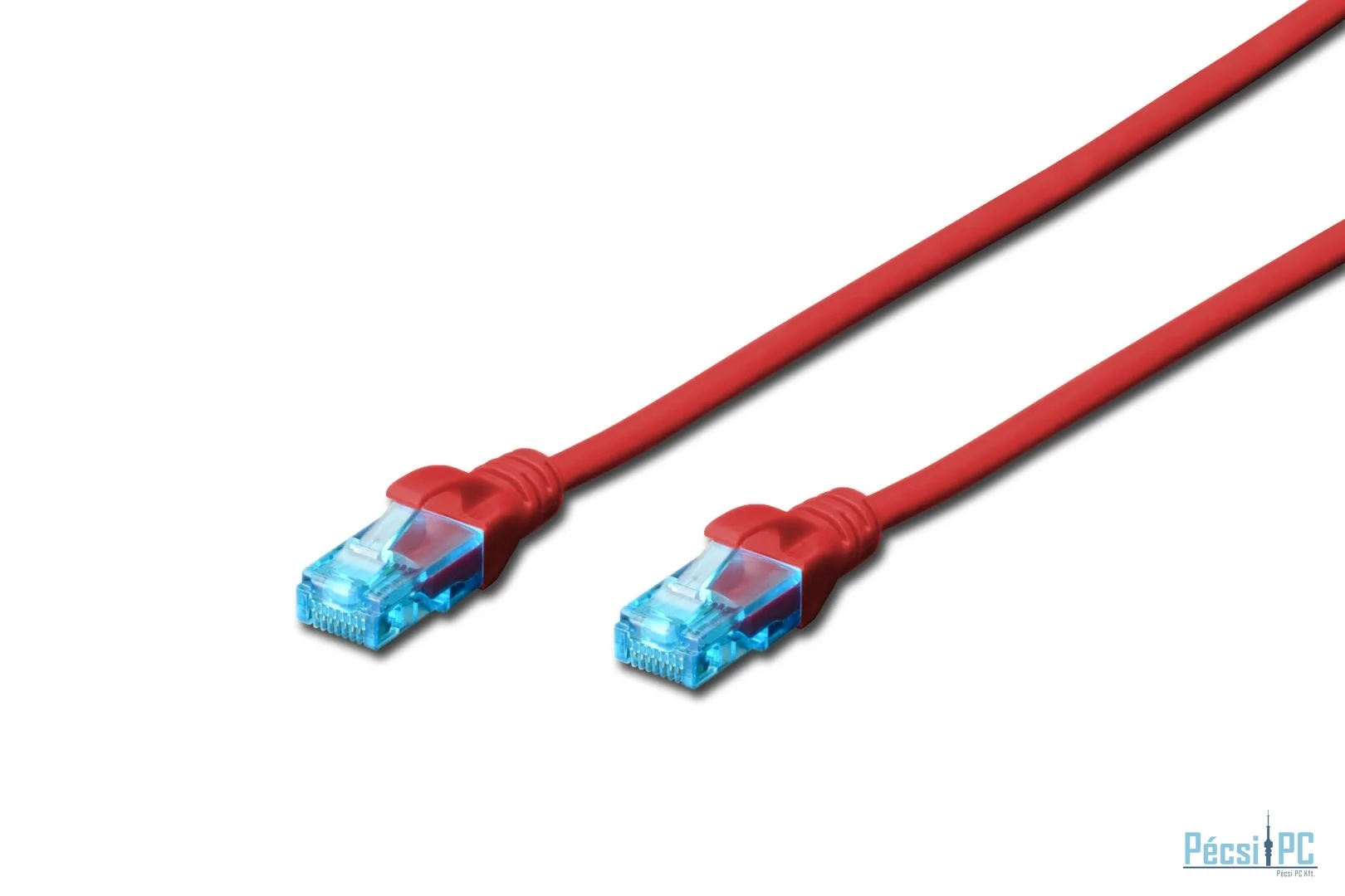 Digitus CAT5e U-UTP Patch Cable 0,5m Red