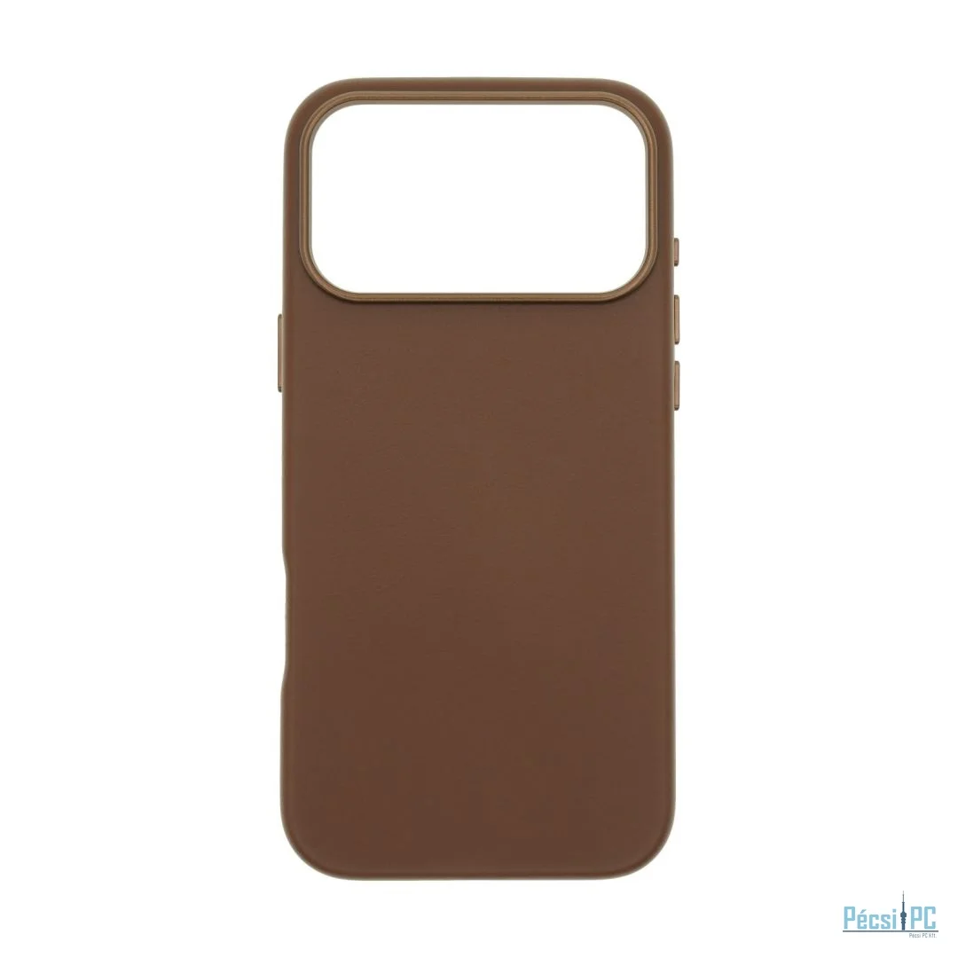 Dviced Leather MagSafe case for iPhone 17 Pro Max Brown