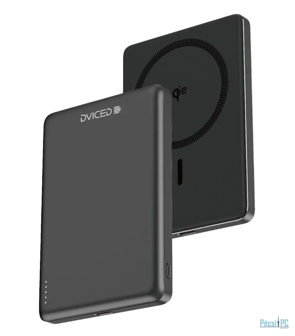 Dviced Qi2 Ultrathin MagSafe 5000mAh Powerbank Black