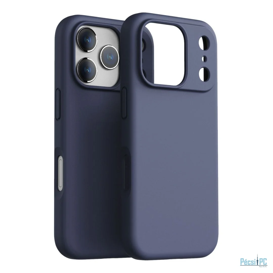 Dviced Silicone MagSafe case for iPhone 17 Pro Blue