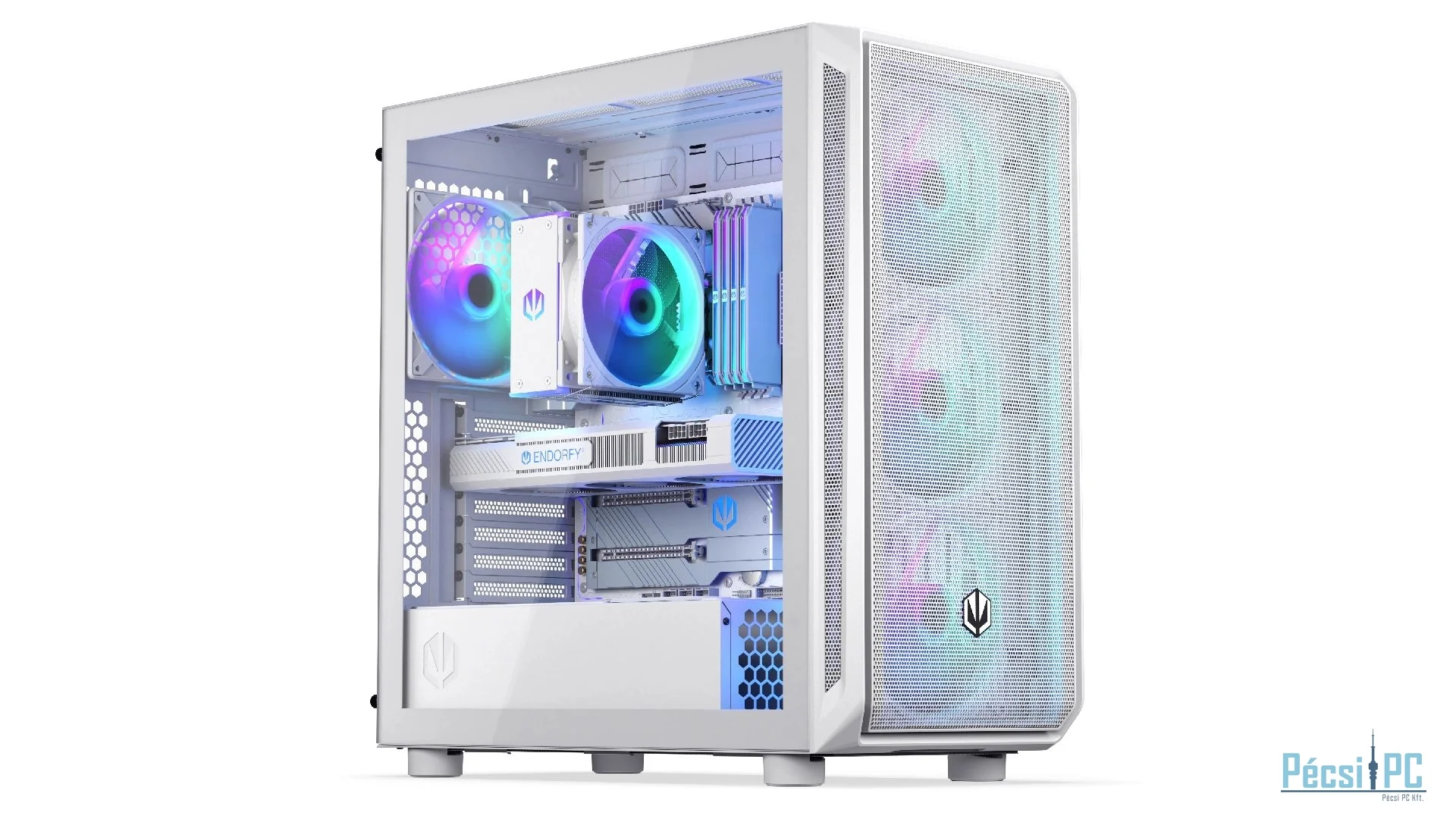 Endorfy Arx 700 ARGB Tempered Glass White