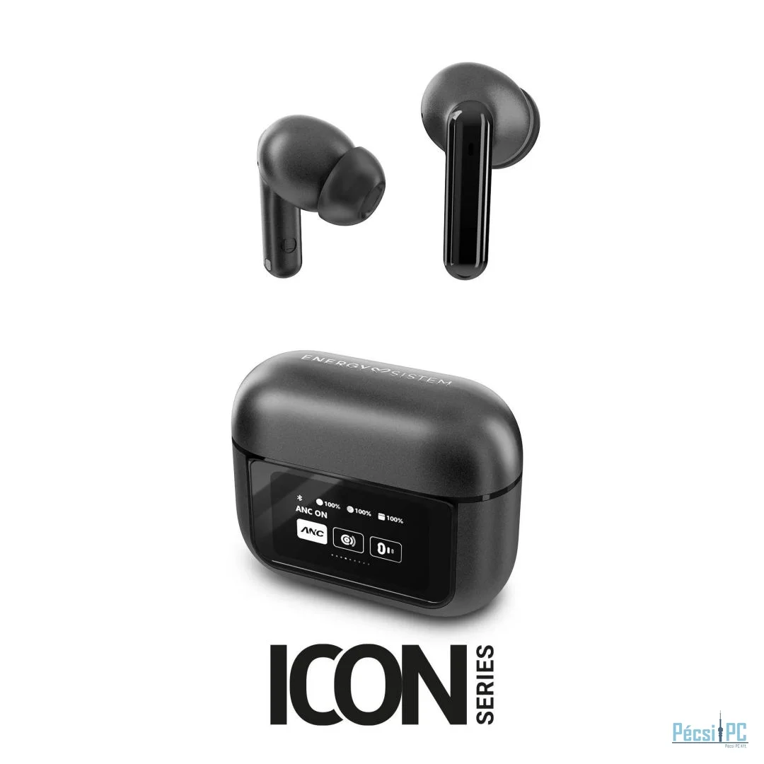 Energy Sistem Display ANC Bluetooth Headset Black