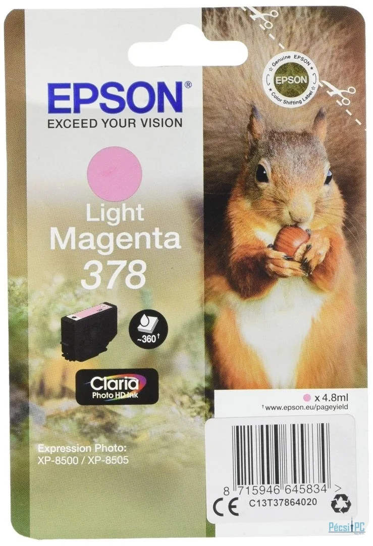 Epson 378 Magenta tintapatron