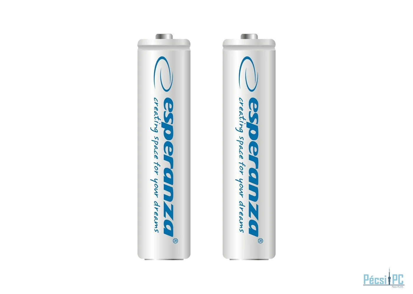 Esperanza 1000mAh AAA Ni-MH akkumulátor 2db/csomag White
