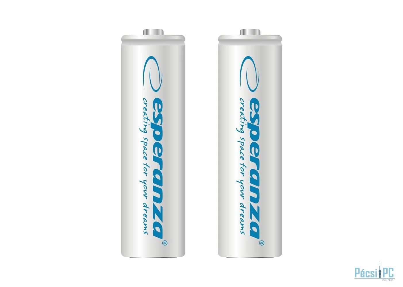 Esperanza 2000mAh AA Ni-MH akkumulátor 2db/csomag White