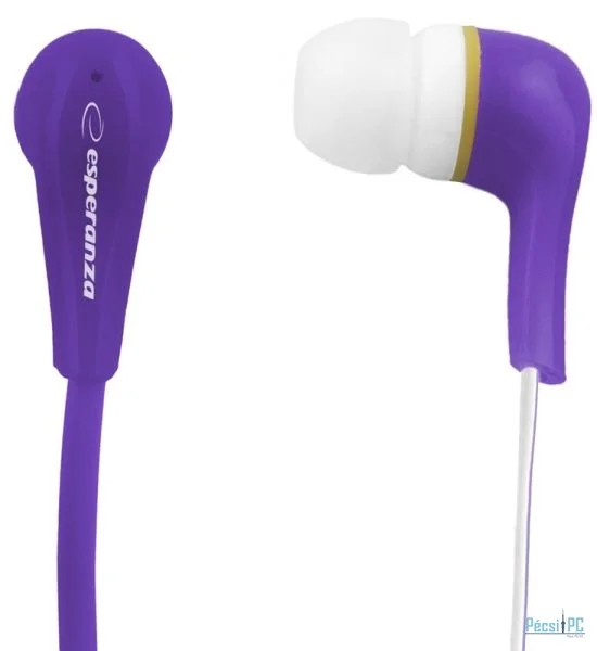 Esperanza EH146R Stereo Earphones Lollipop Violet