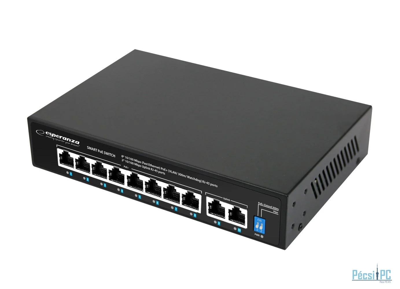 Esperanza ENS106 Spotter 10 Port Ethernet Switch