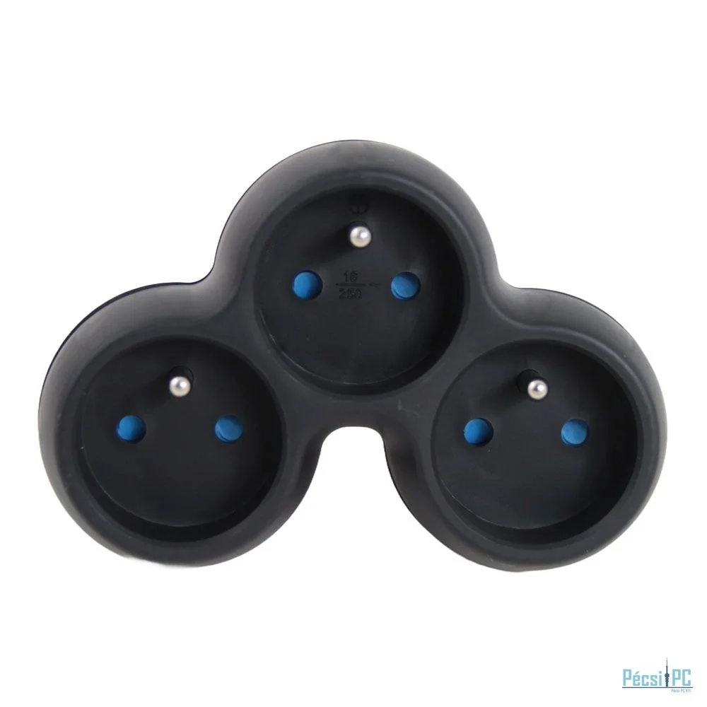 Esperanza Hálózati Elosztó 3DIN Fali Black