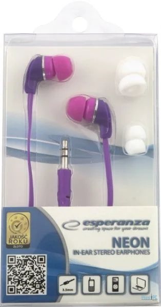 Esperanza Headphone Neon Purple