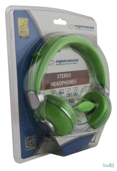 Esperanza Macau Stereo Headphones Green