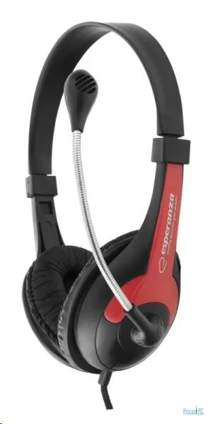 Esperanza Rooster Headset Black/Red