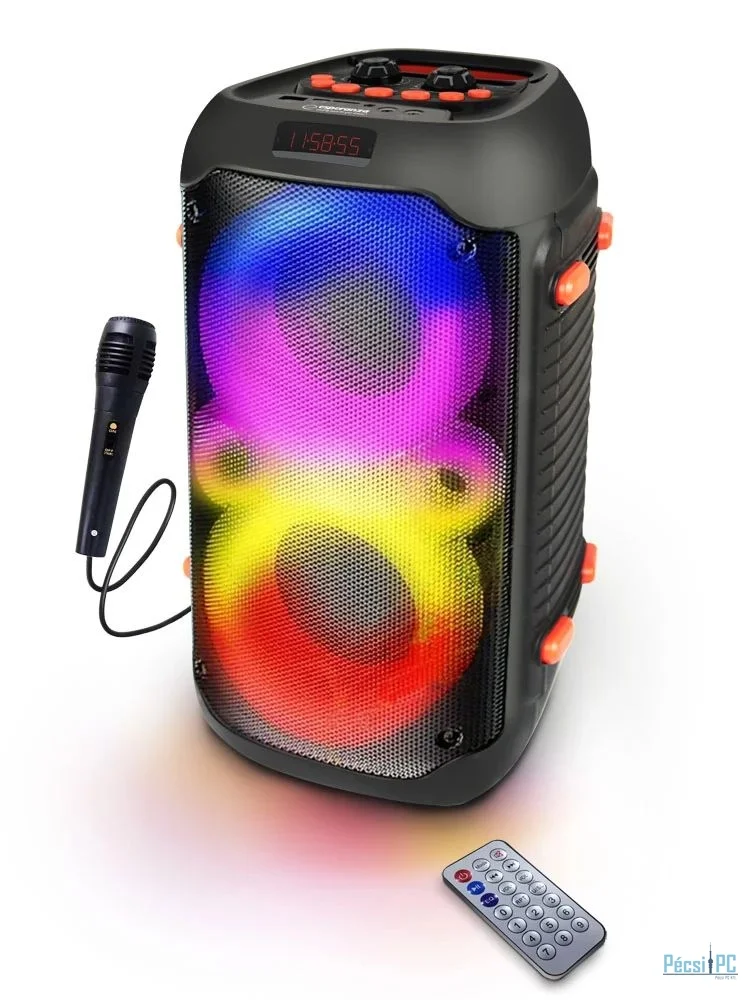 Esperanza Singer Bluetooth RGB Karaoke Speaker Black