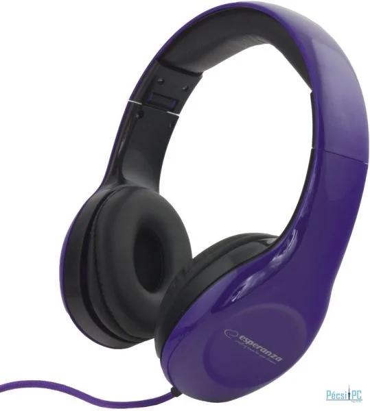 Esperanza Soul Stereo Audio Headphones Violet