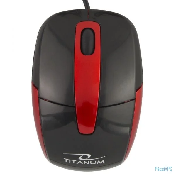 Esperanza Titanum Barracuda Mouse Red