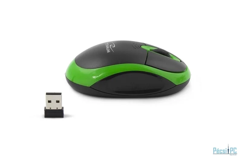 Esperanza Titanum Wireless Mouse Black/Green