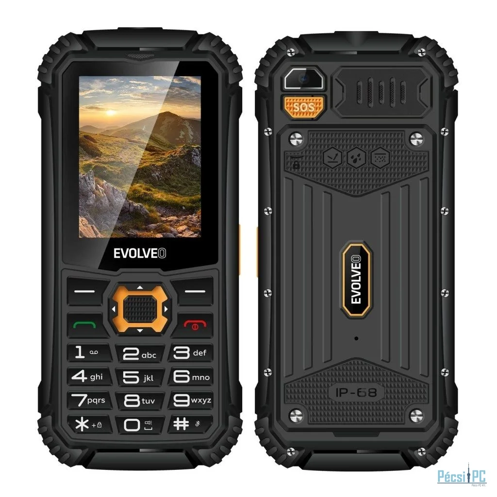 Evolveo StrongPhone Q1 DualSIM Black/Orange