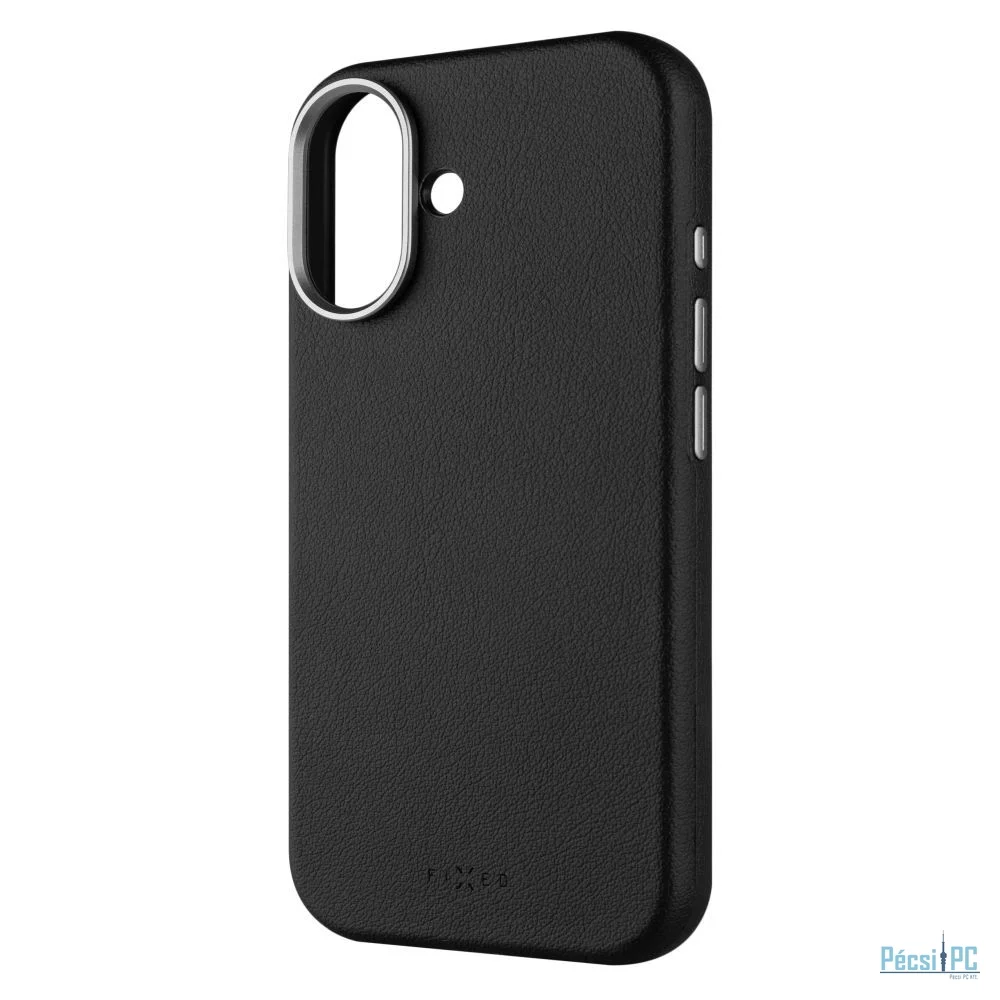 FIXED MagLeather telefontok Apple iPhone 17 telefonhoz, fekete