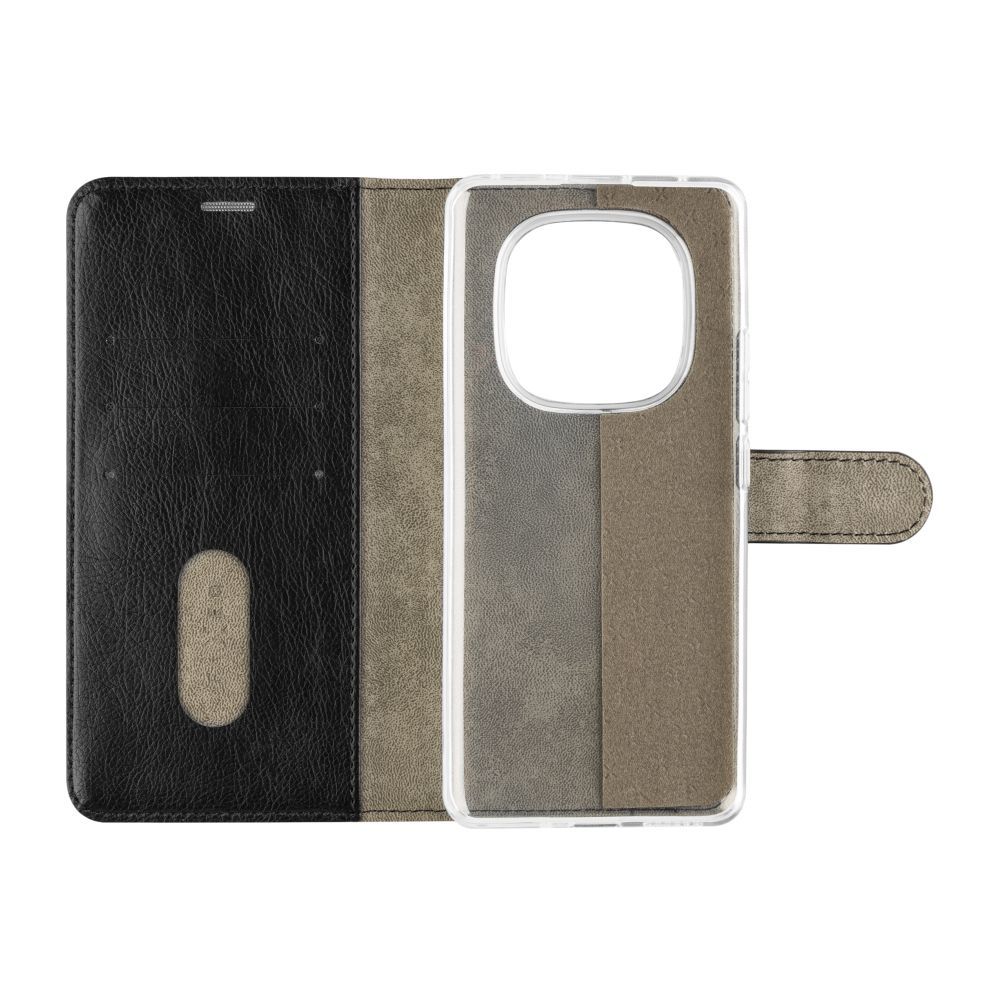 FIXED Opus oldalranyíló telefontok Xiaomi Redmi Note 14 Pro 5G/POCO X, fekete