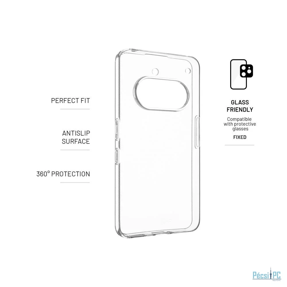 FIXED ultravékony TPU telefontok Nothing Phone (3a) 5G telefonhoz, átlátszó